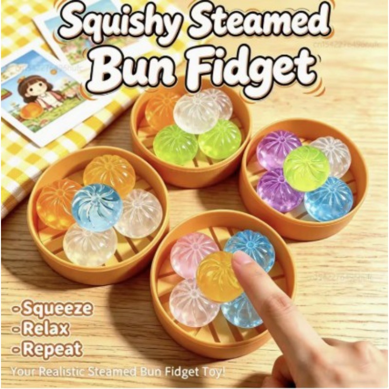 Kids Toys Latest - Mini Crystal Bun Squeezing Le Can