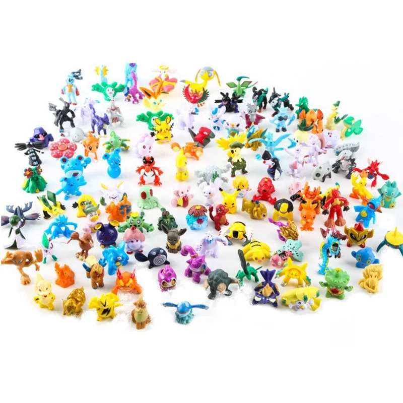 Kids Toys Japan - Figur Anime Pokemon 2-3CM Pikachu Model