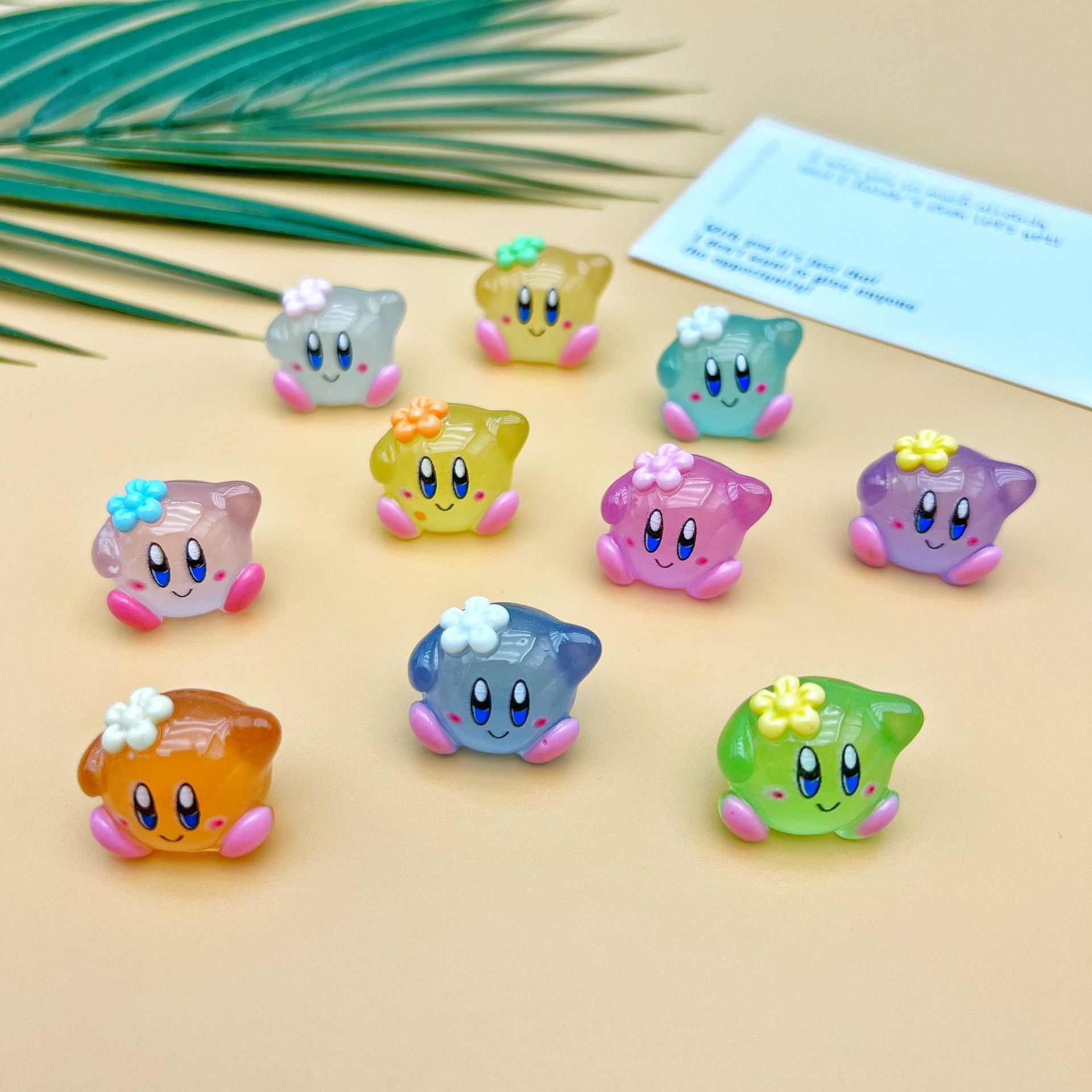 Kids Toys Japan - 10 buah figur aksi bintang Kirby