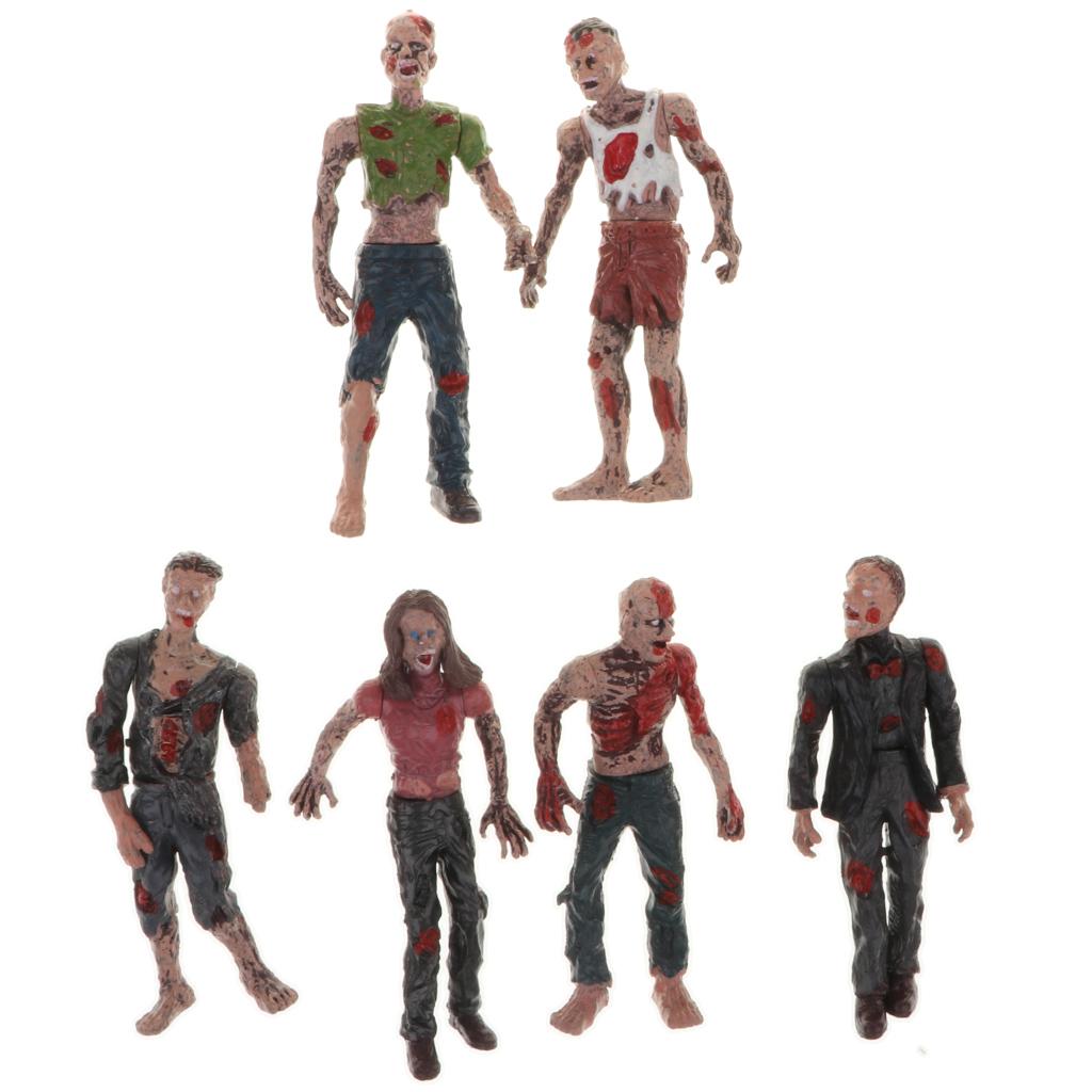Kids Zombie Toys - Figur Jenazah Berjalan, Model Aksi Zombie