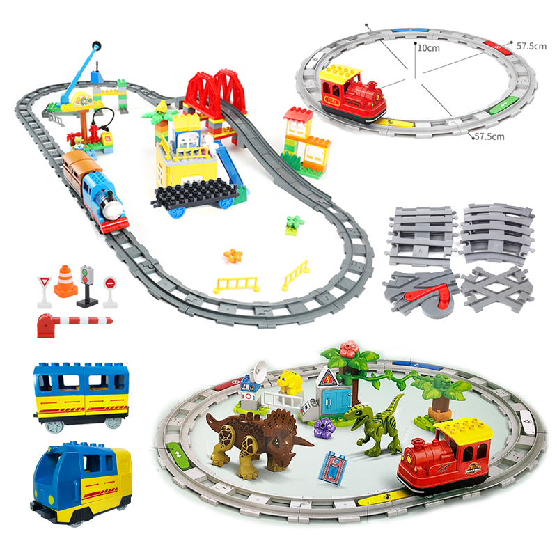 Marble Run Set - Rel Transportasi Ukuran Besar Blok Bangunan