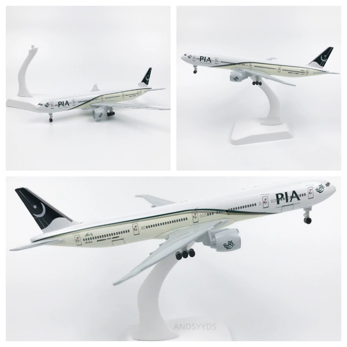 Kids Toys Pakistan - Pesawat mainan skala 20cm B777 Pakistan
