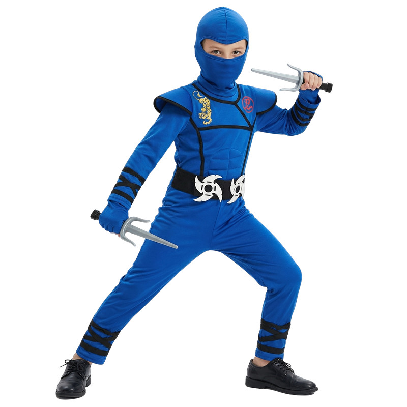Kostum Ninja Hitam dan Biru un - Kids Toys Japan ulasan dan harga