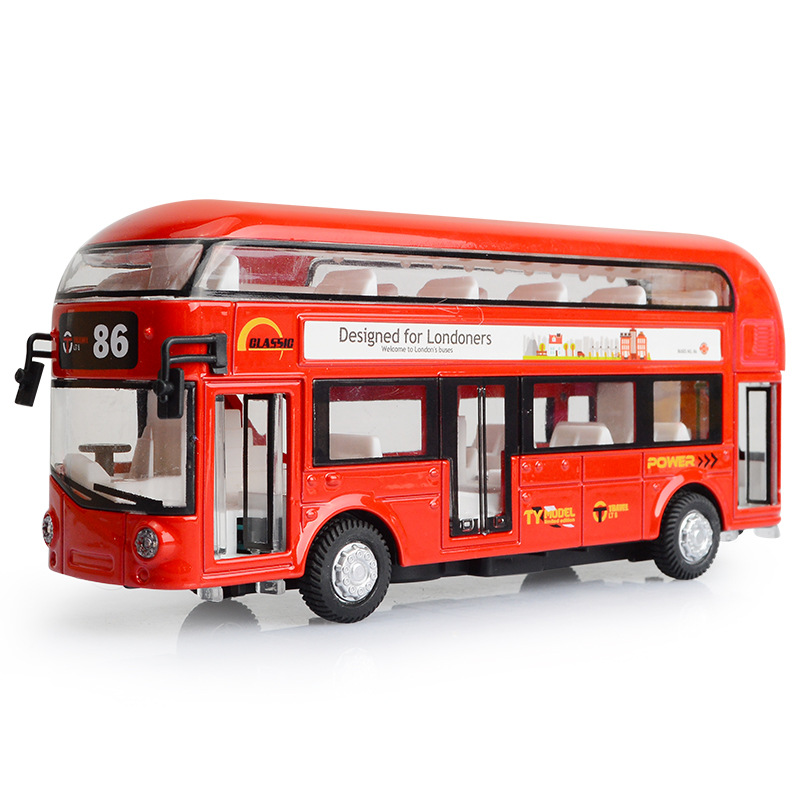 17CM Double Decker Bus London  - Kids Toys London ulasan dan harga