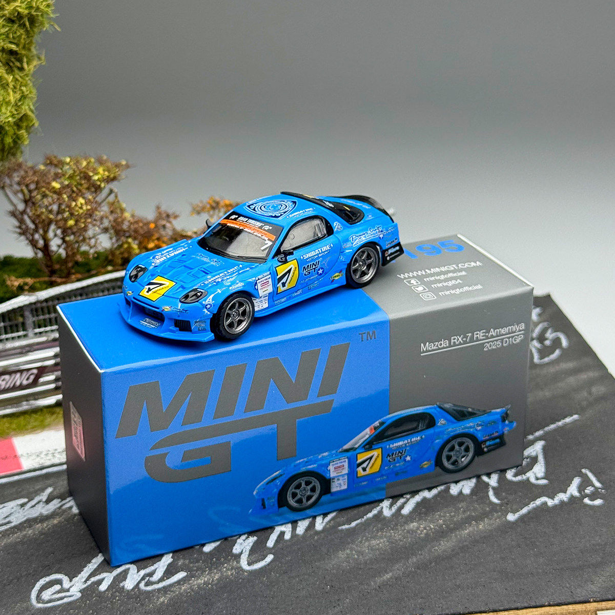 MINIGT 1:64 Mazda RX-7 RE-Amem - Kids Toys Car ulasan dan harga