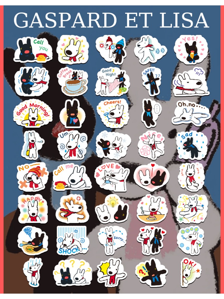 40 Buah Stiker Gaya Gaspard Et - Kids Toys Laptop ulasan dan harga