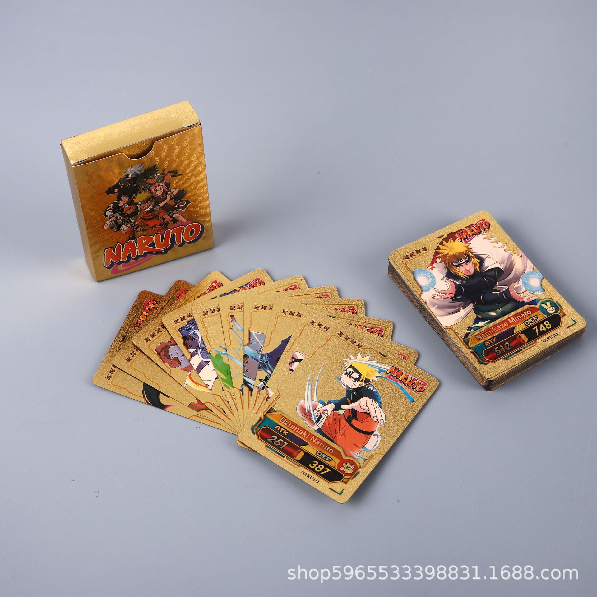 55 Buah Kartu Naruto Seri Emas - Kids Toys Japan ulasan dan harga
