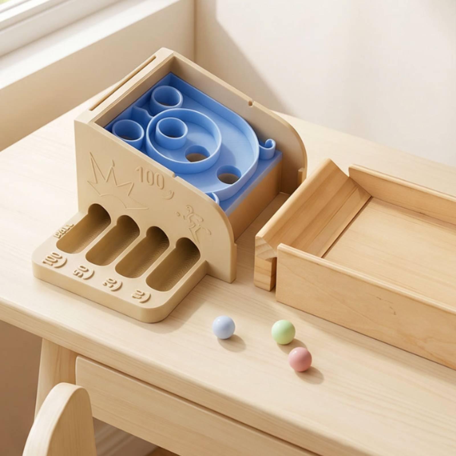 Mainan Marmer Kayu dengan Ramp - Marble Run Set ulasan dan harga