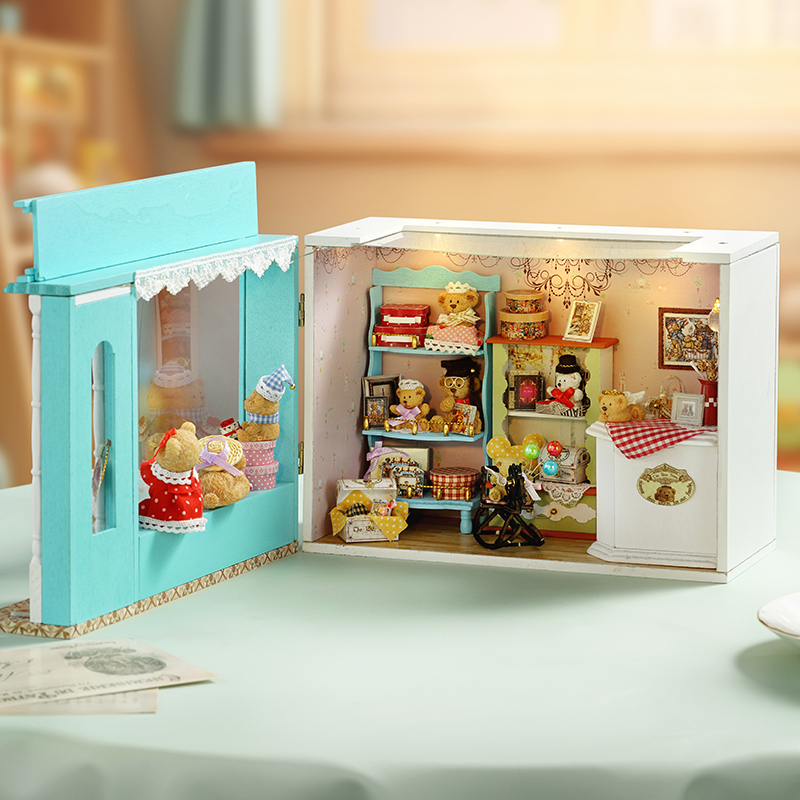 Rumah boneka kayu DIY, rumah b - Kids Toys China ulasan dan harga