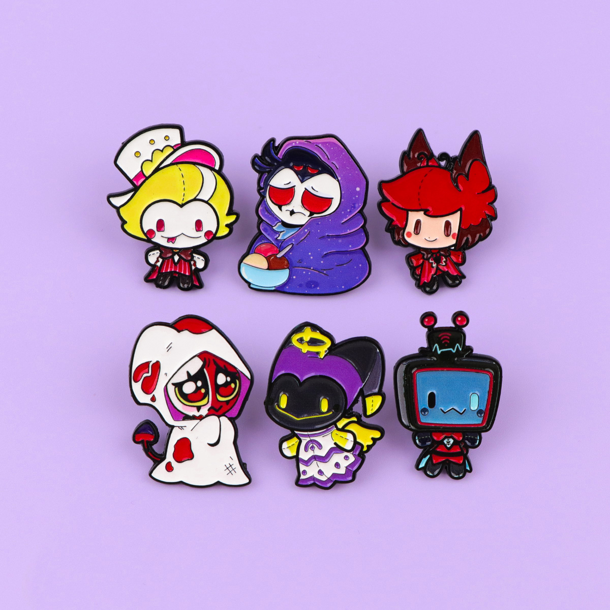 Pin Enamel Setan Lucu Figur Ka - Kids Toys Japan ulasan dan harga