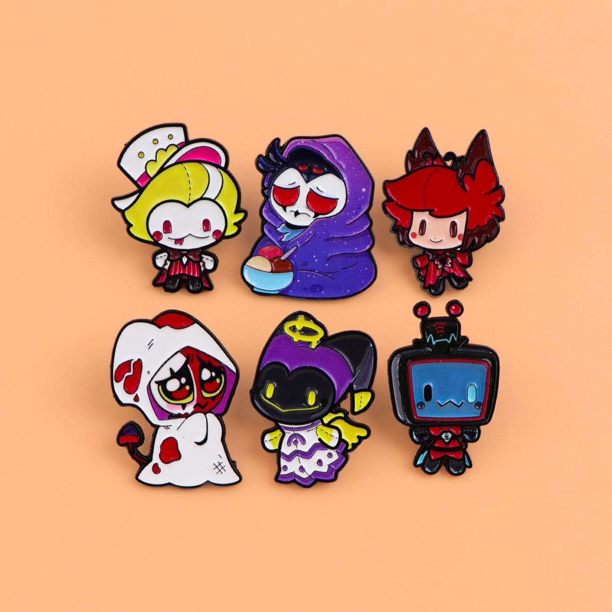 Pin Enamel Setan Lucu Figur Ka - Kids Toys Japan ulasan dan harga