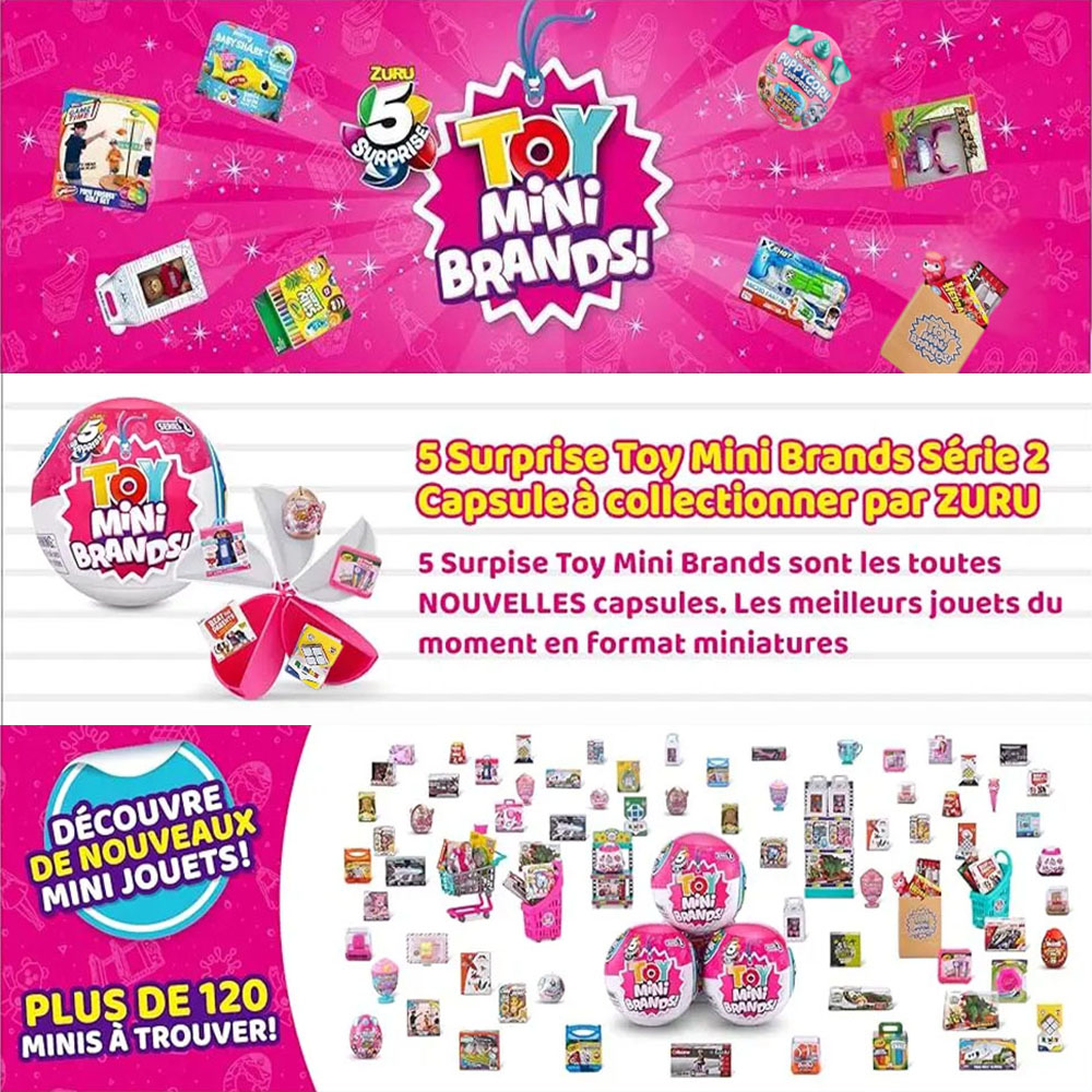 Zuru 5 Surprise Toy Mini Brand - Kids Toys Stores ulasan dan harga
