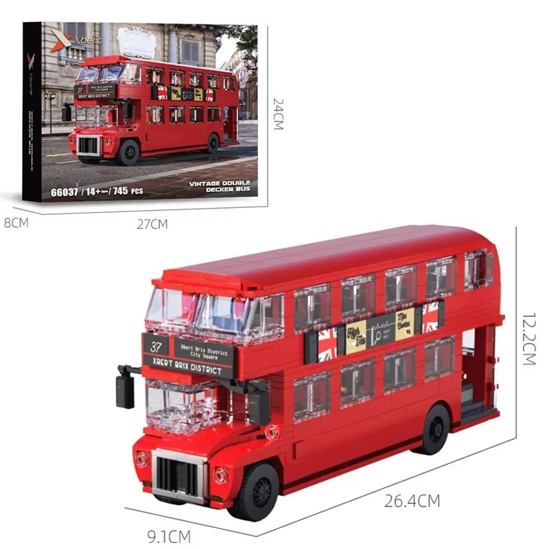 745 Buah Model Bus London Batu - Kids Toys London ulasan dan harga