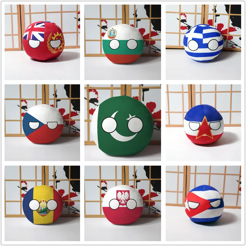 Boneka mainan mewah Polandball - Kids Toys Pakistan ulasan dan harga