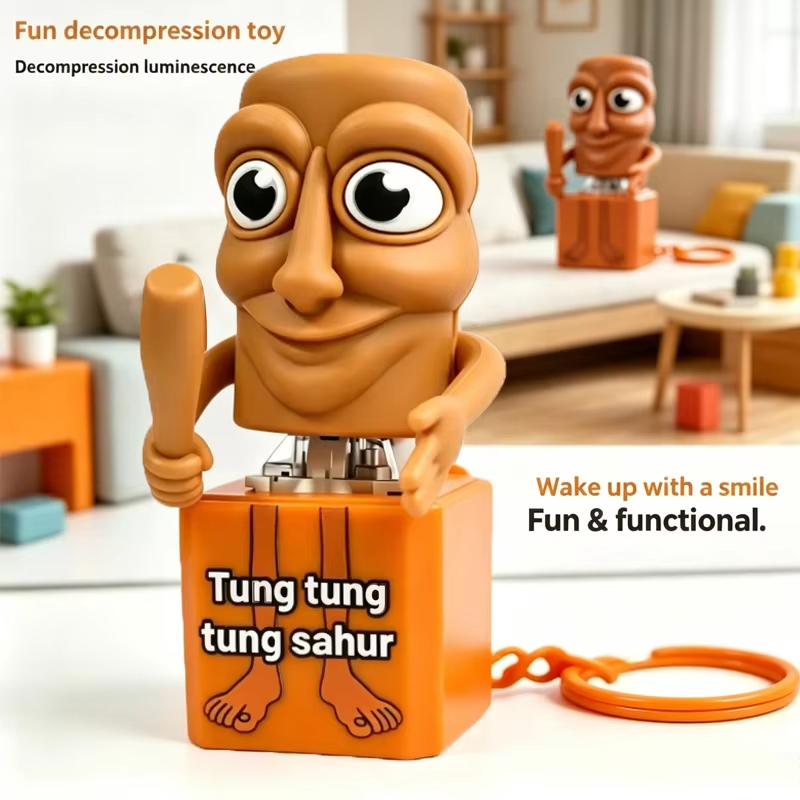 Gantungan Kunci Tung Tung Tung - Kids Toys Latest ulasan dan harga