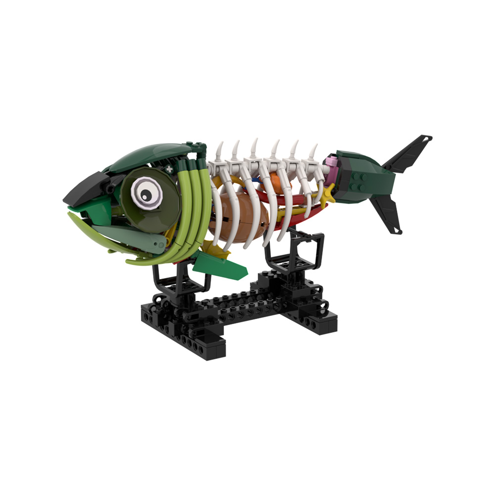 MOC Blok Bangunan Model Ikan Z - Kids Zombie Toys ulasan dan harga